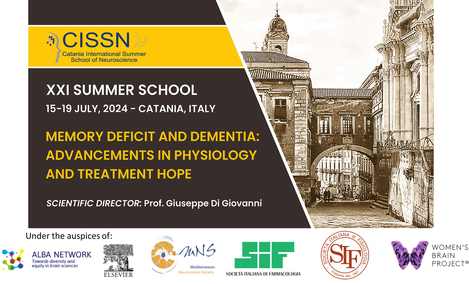 Catania International Summer School of Neuroscience 2024